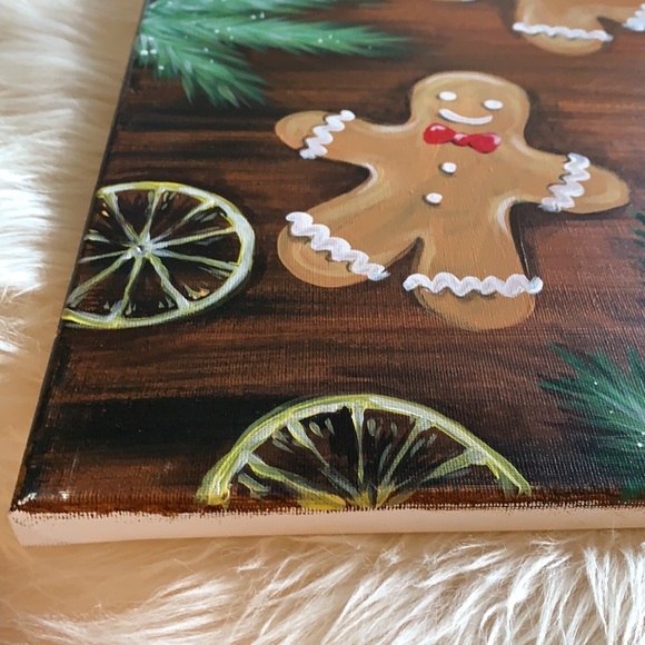 SALE!! Gingerbread Christmas painting - Picture 8 of 9